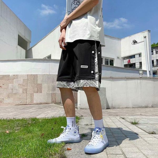 men's shorts mens joggers sport fitness sportswear tracksuit sweatpants side open breasted beach track basketball training, White;black
men's shorts mens joggers sport fitness sportswear tracksuit sweatpants side open breasted beach track basketball training, White;black