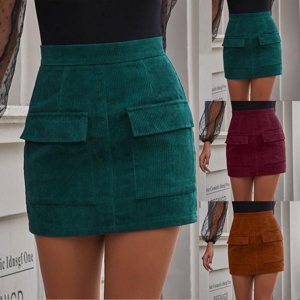 skirts jaycosin women's casual european and american fashion solid high waist skirt temperament big pocket corduroy a-line mujer faldas, Black
skirts jaycosin women's casual european and american fashion solid high waist skirt temperament big pocket corduroy a-line mujer faldas, Black