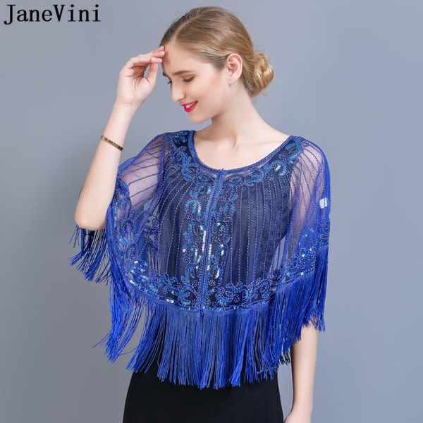 wraps & jackets janevini royal blue beaded sequin cape women wedding black gold tassel luxury beading formal party boleros pullover smock, White
wraps & jackets janevini royal blue beaded sequin cape women wedding black gold tassel luxury beading formal party boleros pullover smock, White