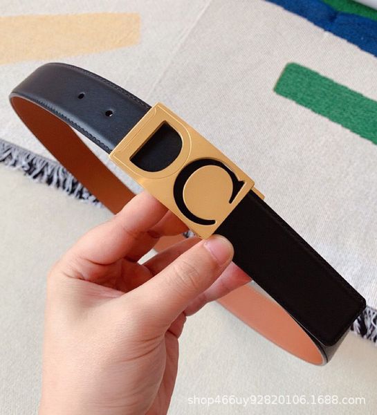 new c/d letter steel buckle luxury classic leather high-end fashion men's belt, Black;brown
new c/d letter steel buckle luxury classic leather high-end fashion men's belt, Black;brown