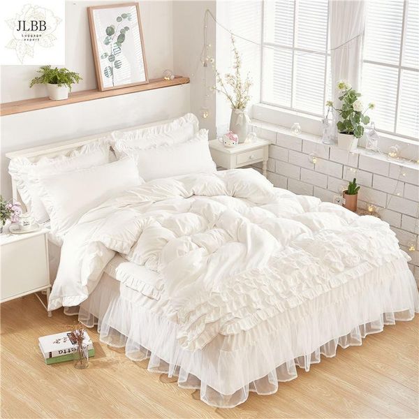 bedding sets luxury white for kids girls twin king size duvet cover lace bed skirt set pillowcase wedding bedclothes
bedding sets luxury white for kids girls twin king size duvet cover lace bed skirt set pillowcase wedding bedclothes