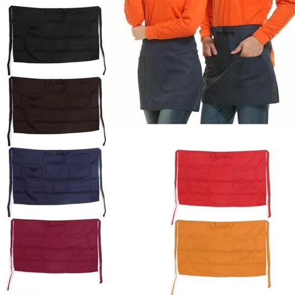 half short waist polyester apron waitress waiter with pocket kitchen cafe pub aprons
half short waist polyester apron waitress waiter with pocket kitchen cafe pub aprons
