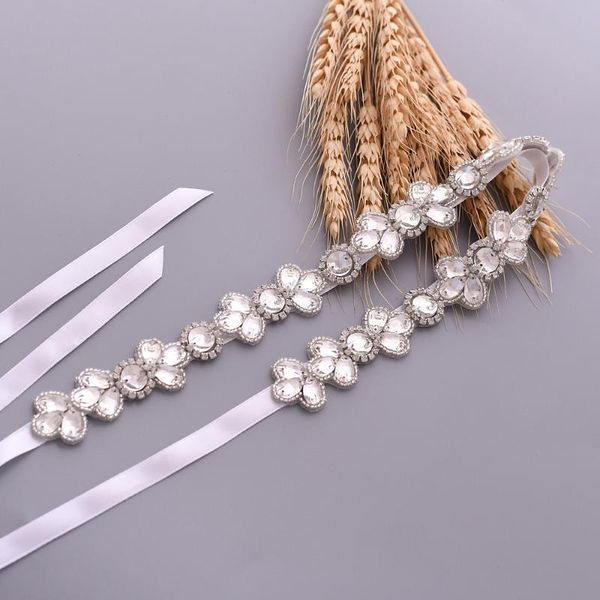 wedding sashes trixy s397 women's rhinestone belt sash bridal long narrow dress accessories 1 cm, White
wedding sashes trixy s397 women's rhinestone belt sash bridal long narrow dress accessories 1 cm, White