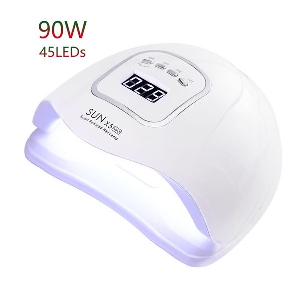 90w uv electric dryer 45 led lamp fast drying all gel polish infrared sensor manicure nail salon machine 210320
90w uv electric dryer 45 led lamp fast drying all gel polish infrared sensor manicure nail salon machine 210320