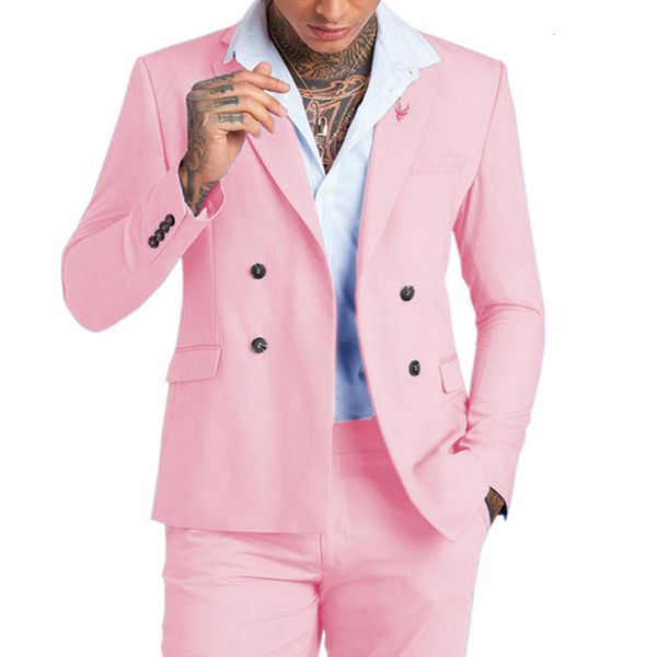 men's suits & blazers veiai regular male 2 pink double breasted tux formal business groom for the wedding (blazer + pants), White;black
men's suits & blazers veiai regular male 2 pink double breasted tux formal business groom for the wedding (blazer + pants), White;black