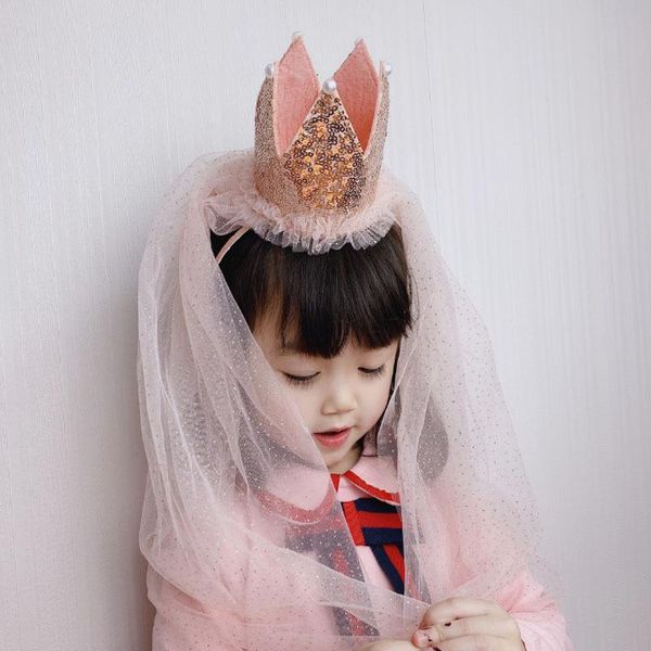 party hats children's sequin crown flower head gauze baby headdress birthday net headband girl's hair band
party hats children's sequin crown flower head gauze baby headdress birthday net headband girl's hair band