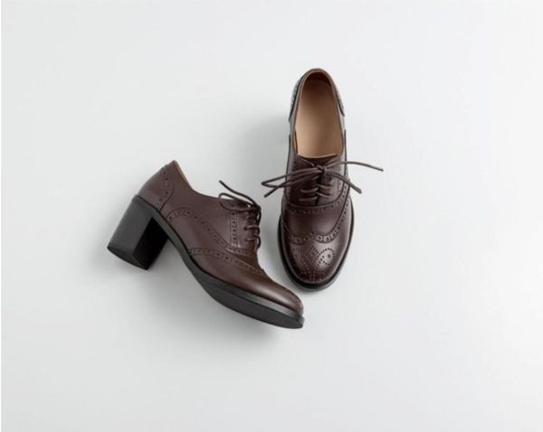 spring female broch deep-mouth toe layer cowhide round thick high-heel full leather lace-up low-shoes dress, Black
spring female broch deep-mouth toe layer cowhide round thick high-heel full leather lace-up low-shoes dress, Black