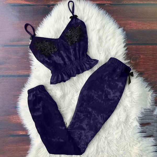 pijamas femmes underwear nightwear women sleepwear sleep v neck eyelash beaded stain camisole pajama bowknot pants set, Black;red
pijamas femmes underwear nightwear women sleepwear sleep v neck eyelash beaded stain camisole pajama bowknot pants set, Black;red