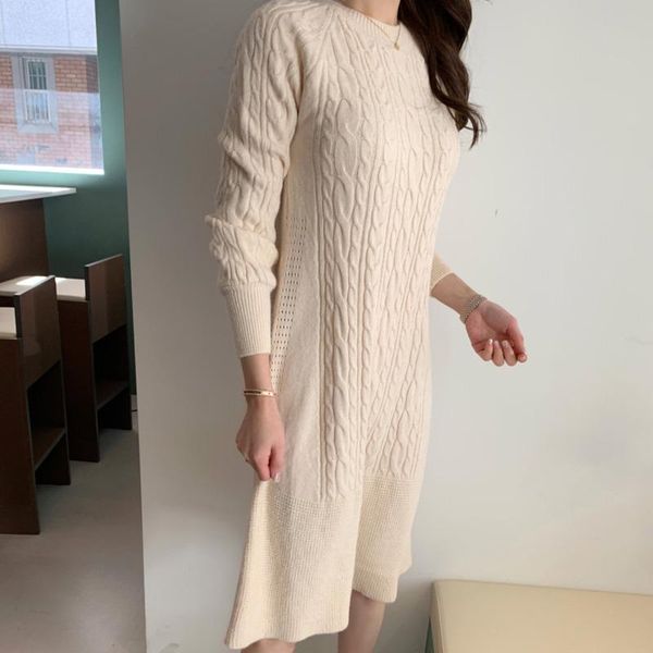 casual dresses slim twist autumn winter warm sweater ball belt strappy dress knitted long sleeve pullovers vintage robe femme hiver 2021, Black;gray
casual dresses slim twist autumn winter warm sweater ball belt strappy dress knitted long sleeve pullovers vintage robe femme hiver 2021, Black;gray