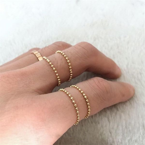 cluster rings gold filled knuckle beads ring jewelry mujer boho bague femme minimalism anelli for women anillos, Golden;silver
cluster rings gold filled knuckle beads ring jewelry mujer boho bague femme minimalism anelli for women anillos, Golden;silver