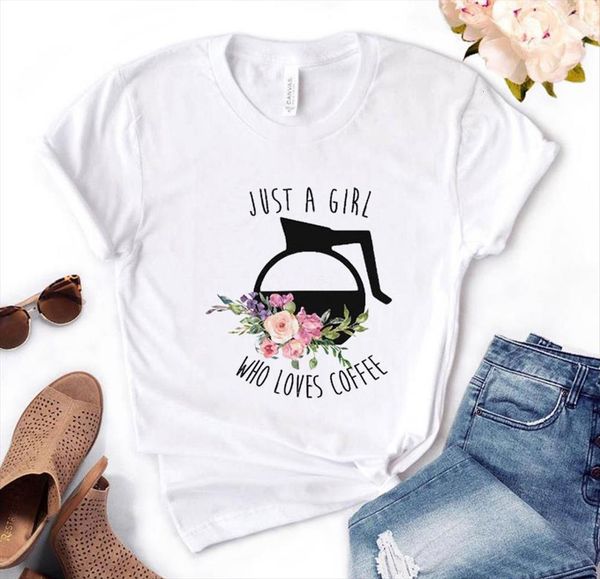 just a girl who women t shirts loves coffee floral print short sleeve o neck loose ladies tee, White
just a girl who women t shirts loves coffee floral print short sleeve o neck loose ladies tee, White