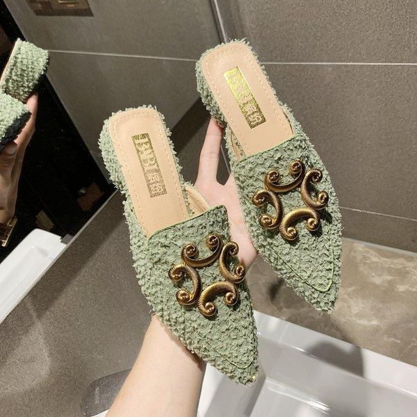 slippers 2021 summer knitting women slipper 3 cm low heel slides female pointed toe square sandal vacation flip flops mujer shoes, Black
slippers 2021 summer knitting women slipper 3 cm low heel slides female pointed toe square sandal vacation flip flops mujer shoes, Black