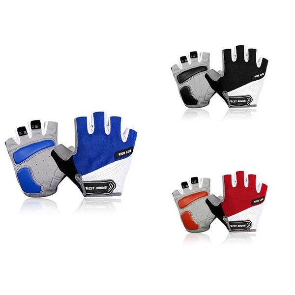 breathable half finger cycling gloves anti slip pad motorcycle mtb road bike sports bicycle, Black
breathable half finger cycling gloves anti slip pad motorcycle mtb road bike sports bicycle, Black