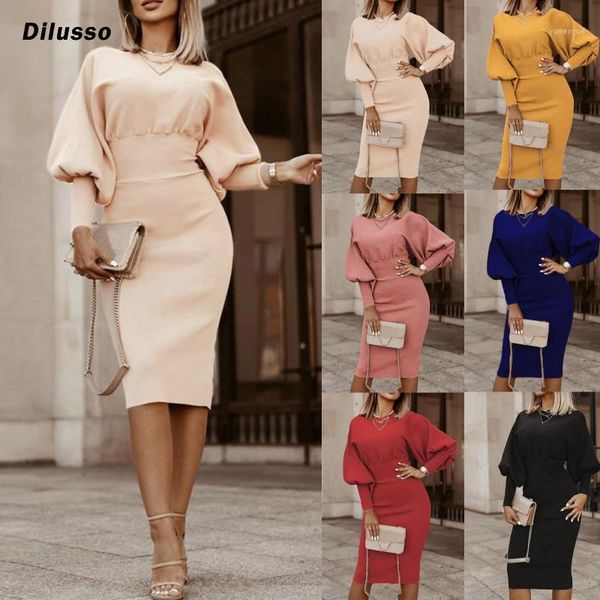 casual dresses women elegant long-sleeved lantern-sleeved waist slim-fit pullover dress slim solid knee-length party, Black;gray
casual dresses women elegant long-sleeved lantern-sleeved waist slim-fit pullover dress slim solid knee-length party, Black;gray