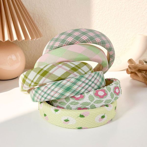 spring summer plaid fabric flower headband wide sponge bezel hairbands women head hoop strawberry print lattice hair hoop, Slivery;white
spring summer plaid fabric flower headband wide sponge bezel hairbands women head hoop strawberry print lattice hair hoop, Slivery;white