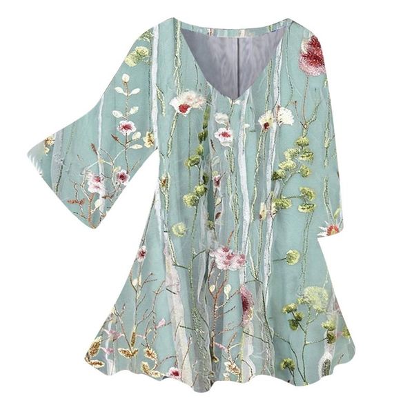 women's t-shirt autumn printed long-sleeved causal loose floral t shirts fall plus size v-neck camisetas de mujer, White
women's t-shirt autumn printed long-sleeved causal loose floral t shirts fall plus size v-neck camisetas de mujer, White