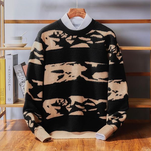 men's sweaters zocept 100% wool sweater autumn winter fashion pullovers knitted jumper stripes streetwear harajuku o-neck male, White;black
men's sweaters zocept 100% wool sweater autumn winter fashion pullovers knitted jumper stripes streetwear harajuku o-neck male, White;black
