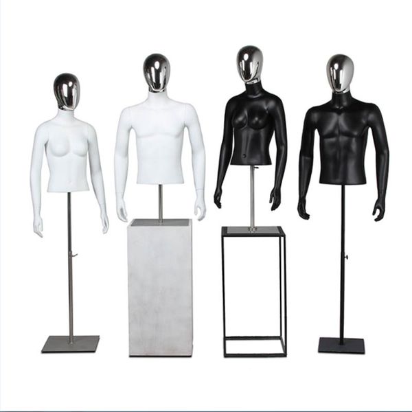 men's and women's white dumb black half figure model headless dummy mannequin, Khaki
men's and women's white dumb black half figure model headless dummy mannequin, Khaki