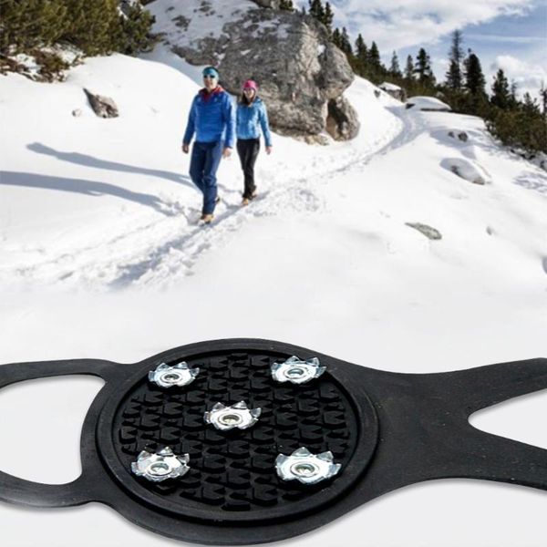cords, slings and webbing 25# 5 teeth ice gripper for shoes women men crampons snowshoe spike grips cleats snow studs non-slip climbing hiki
cords, slings and webbing 25# 5 teeth ice gripper for shoes women men crampons snowshoe spike grips cleats snow studs non-slip climbing hiki