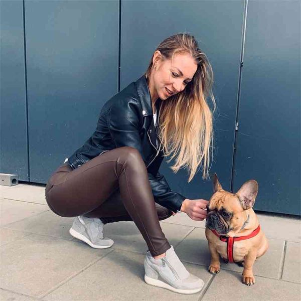 women's leggings brown faux leather womens jeggings pants ladies compression bodysuit fit shaper fitness sports pun2, Black
women's leggings brown faux leather womens jeggings pants ladies compression bodysuit fit shaper fitness sports pun2, Black
