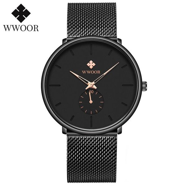 wristwatches minimalism casual mens watches brand wwoor fashion sports wrist watch waterproof full steel mesh ultra thin quartz men, Slivery;brown
wristwatches minimalism casual mens watches brand wwoor fashion sports wrist watch waterproof full steel mesh ultra thin quartz men, Slivery;brown