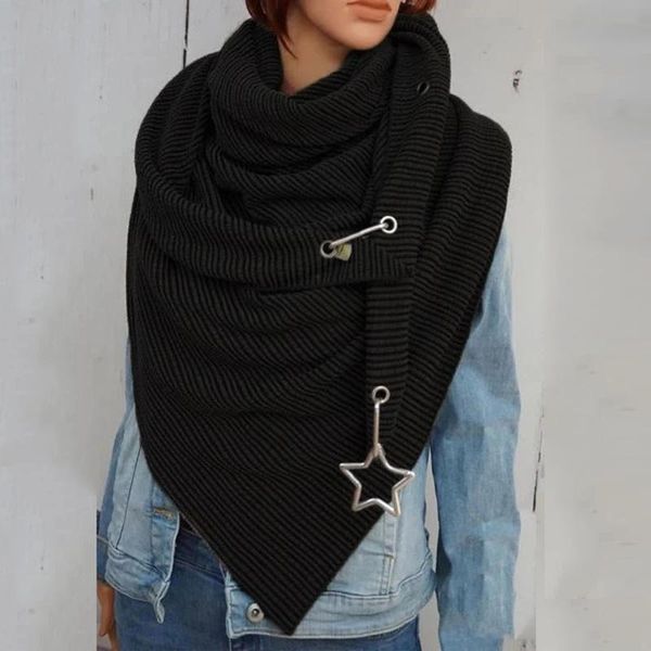 scarves women scarf fashion soild star printing button soft wrap casual warm shawls multi-purpose shawl #j4s, Blue;gray
scarves women scarf fashion soild star printing button soft wrap casual warm shawls multi-purpose shawl #j4s, Blue;gray