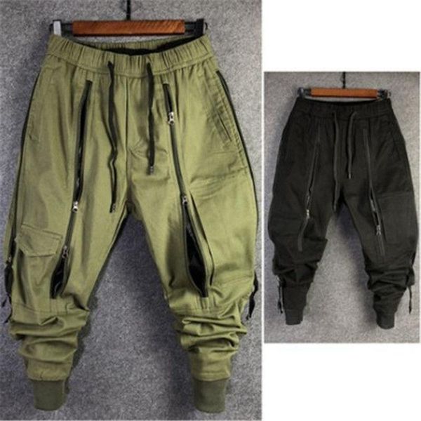 men's pants summer loose oversized cargo men 's stretch casual korean trendy personality zipper slim -fit harem, Black
men's pants summer loose oversized cargo men 's stretch casual korean trendy personality zipper slim -fit harem, Black