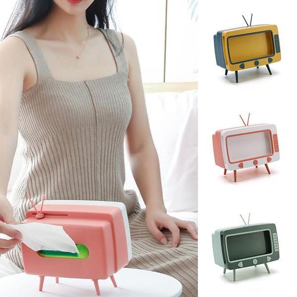 tissue boxes & napkins tv shape rectangle paper towel holder desknapkin storage mobile phone rack
tissue boxes & napkins tv shape rectangle paper towel holder desknapkin storage mobile phone rack