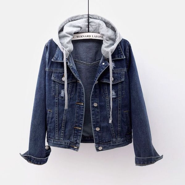 jacket vintage big size slim jackets women outwear removable hooded frayed long sleeve jeans jacket female loose short denim coat, Black;brown
jacket vintage big size slim jackets women outwear removable hooded frayed long sleeve jeans jacket female loose short denim coat, Black;brown