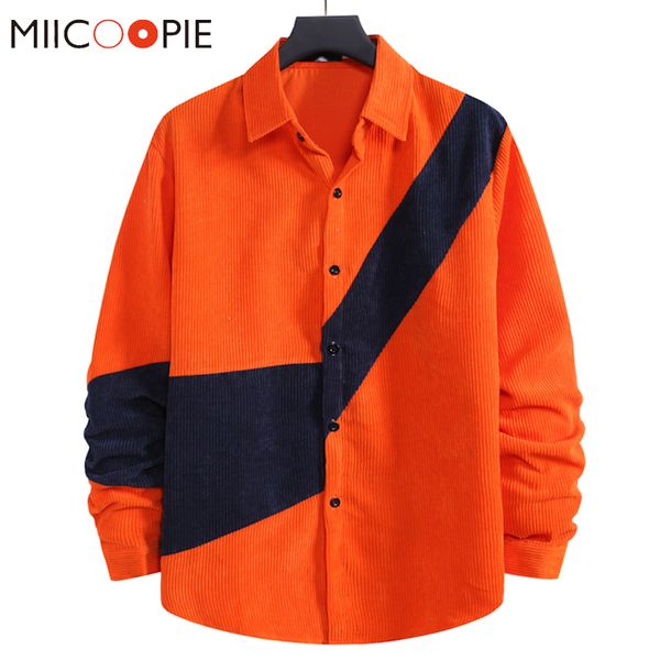men's corduroy shirts 2020 new spring autumn long sleeve patchwork color formal dress cardigan men hip hop shirt s-xxl, White;black
men's corduroy shirts 2020 new spring autumn long sleeve patchwork color formal dress cardigan men hip hop shirt s-xxl, White;black