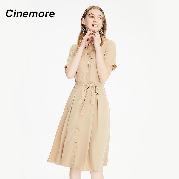 party dresses cinemore long shirt dress women khaki unicolor club lapel button short sleeve female elegant casual women's q92267, White;black
party dresses cinemore long shirt dress women khaki unicolor club lapel button short sleeve female elegant casual women's q92267, White;black