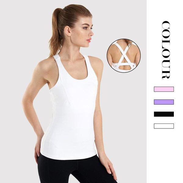 yoga outfits sports vest women working gathered shockproof chest pad beauty back cross elastic tight-fitting quick-drying fitness shirt, White;red
yoga outfits sports vest women working gathered shockproof chest pad beauty back cross elastic tight-fitting quick-drying fitness shirt, White;red