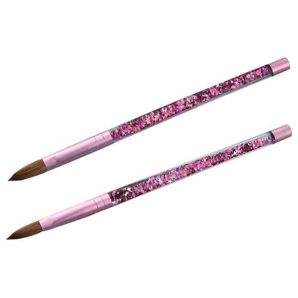 pink beauty kolinsky sable acrylic nail brush with liquid flow glitter art for tools 16 & 141, Yellow
pink beauty kolinsky sable acrylic nail brush with liquid flow glitter art for tools 16 & 141, Yellow