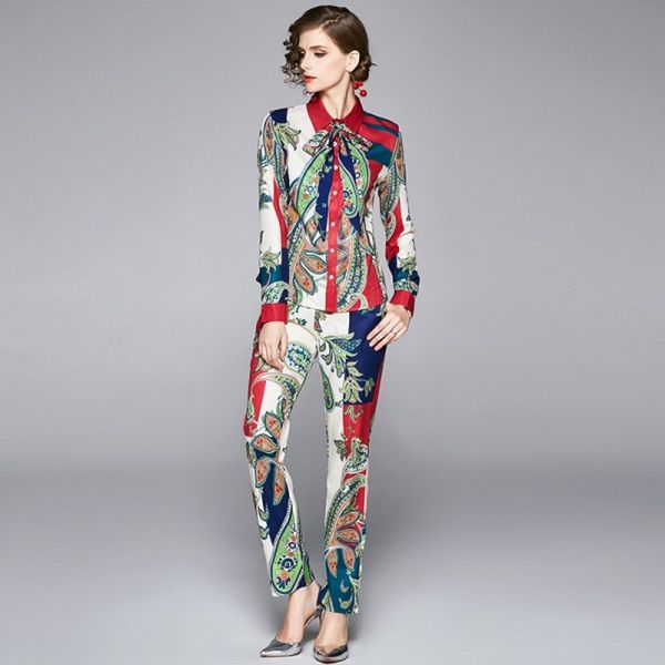 vintage painted print runway pants suit sets women's long sleeve turn down collar ruffles pullover pencil pants 2 pcs 210514, White
vintage painted print runway pants suit sets women's long sleeve turn down collar ruffles pullover pencil pants 2 pcs 210514, White