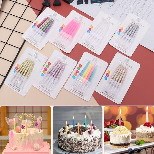 10pcs/set thread birthday candles cake candle wedding party decoration supplies stand
10pcs/set thread birthday candles cake candle wedding party decoration supplies stand