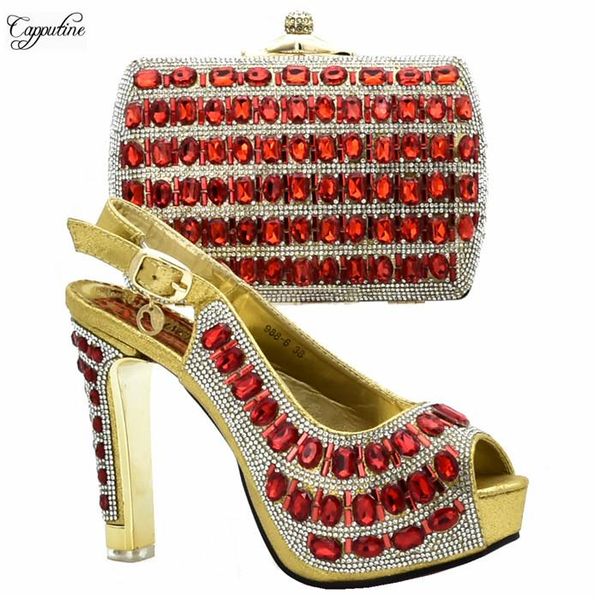 dress shoes fashion gold pumps with bag set nice and purse handbag decorated rhinestones 988-6 heel height 12cm, Black
dress shoes fashion gold pumps with bag set nice and purse handbag decorated rhinestones 988-6 heel height 12cm, Black