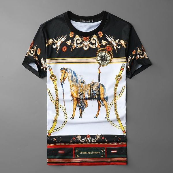 men's t-shirts moda barroco impresso de cavalo masculina camiseta streetwear primavera t camisa o-pescoo camisas hombre preto ouro ntav, White;black
men's t-shirts moda barroco impresso de cavalo masculina camiseta streetwear primavera t camisa o-pescoo camisas hombre preto ouro ntav, White;black