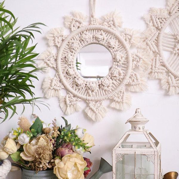 mirrors nordic boho room round mirrored wall decor cotton woven macrame decorative mirror for apartment livingroom bedroom dorm entryway
mirrors nordic boho room round mirrored wall decor cotton woven macrame decorative mirror for apartment livingroom bedroom dorm entryway