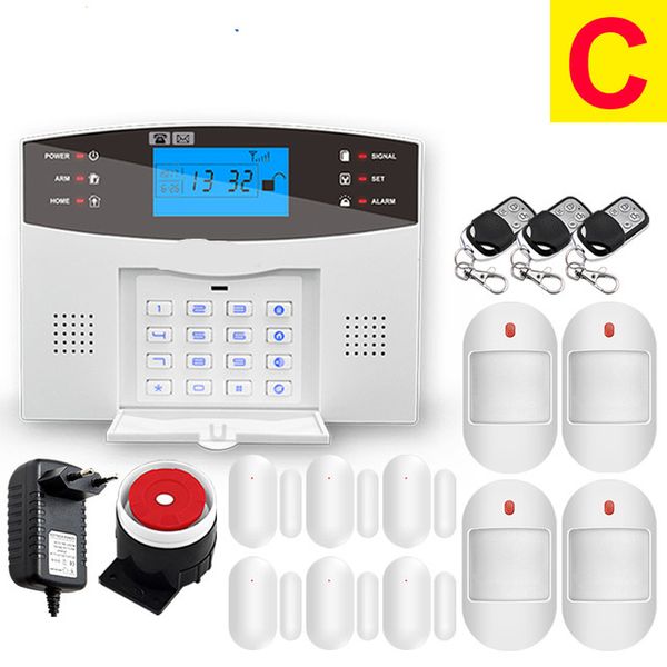 wired & wireless gsm home burglar security alarm system 433mhz spanish french english russian italian language intercom
wired & wireless gsm home burglar security alarm system 433mhz spanish french english russian italian language intercom