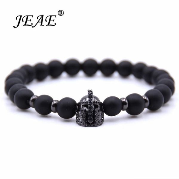 beaded, strands 8mm black matte stone bead men bracelet gold cz cubic zirconia gladiator spartan helmet bracelets pulseras hombre heren armb
beaded, strands 8mm black matte stone bead men bracelet gold cz cubic zirconia gladiator spartan helmet bracelets pulseras hombre heren armb