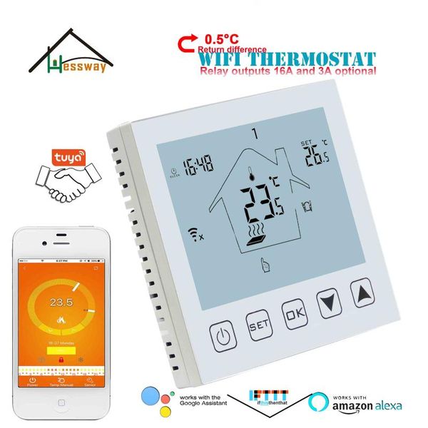 smart home control hessway economical 0.5°c difference adjustable floor heating thermostat wifi for tuya ivr
smart home control hessway economical 0.5°c difference adjustable floor heating thermostat wifi for tuya ivr