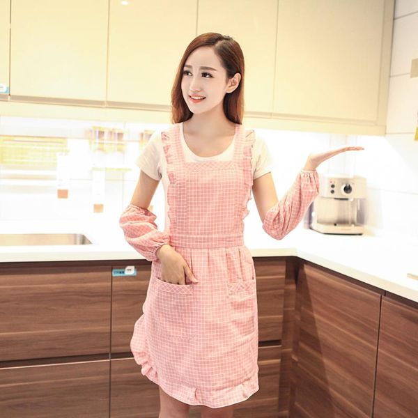 pure cotton apron korean fashion work clothes waterproof cute overalls women kitchen sleeves aprons
pure cotton apron korean fashion work clothes waterproof cute overalls women kitchen sleeves aprons