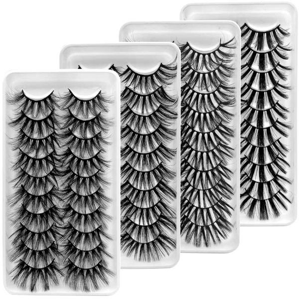 false eyelashes 10 pairs handmade fluffy mink lashes full volume natural long wispy soft lightweight fake makeup tools cilia
false eyelashes 10 pairs handmade fluffy mink lashes full volume natural long wispy soft lightweight fake makeup tools cilia