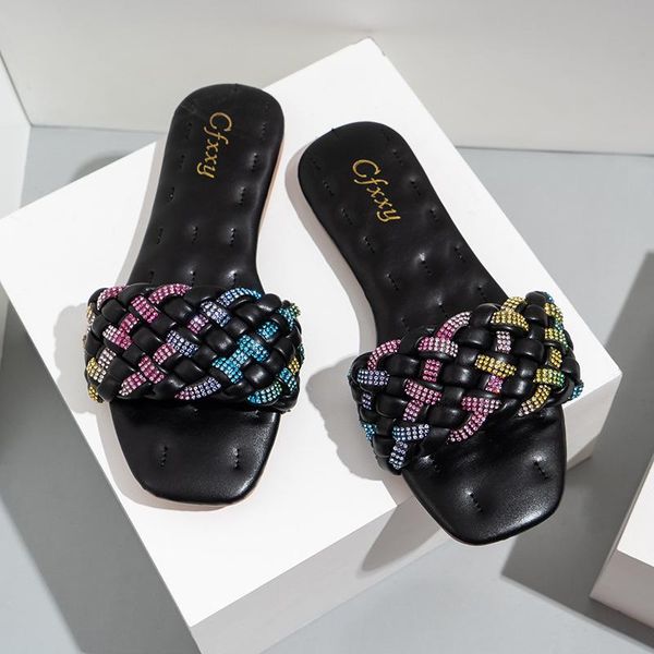 leisure women's slippers outdoor sandals flat female footwear weave women casual shoes sandalias mujer elbise bayan, Black
leisure women's slippers outdoor sandals flat female footwear weave women casual shoes sandalias mujer elbise bayan, Black