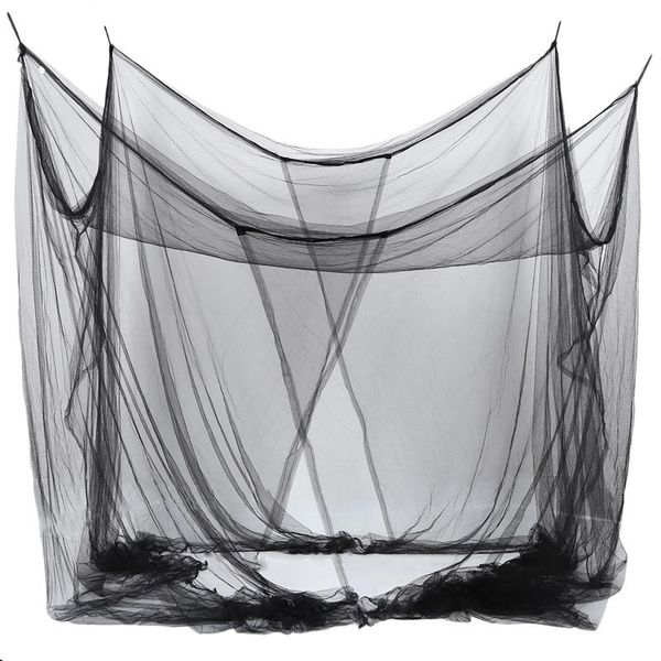mosquito net 4-corner bed netting canopy for queen/king sized 190*210*240cm (black) 
mosquito net 4-corner bed netting canopy for queen/king sized 190*210*240cm (black)