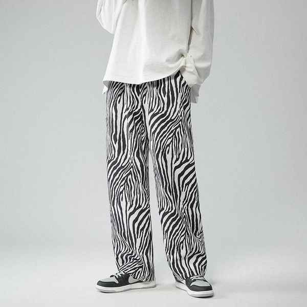 men's pants autumn straight zebra print, Black
men's pants autumn straight zebra print, Black