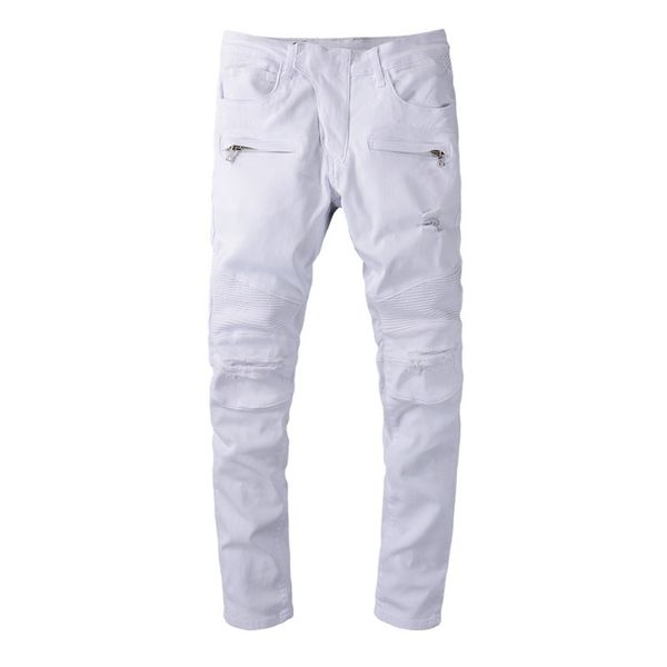 20ss men digner jean ditred ripped biker slim fit motorcycle denim for men fahion jean s pour homm #1095, Blue
20ss men digner jean ditred ripped biker slim fit motorcycle denim for men fahion jean s pour homm #1095, Blue