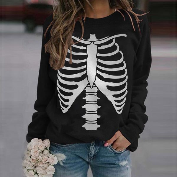 women's hoodies & sweatshirts women hoodie halloween skeleton print autumn long sleeve plus size sweatshirt casual loose pullover aesth, Black
women's hoodies & sweatshirts women hoodie halloween skeleton print autumn long sleeve plus size sweatshirt casual loose pullover aesth, Black