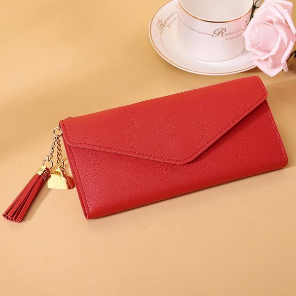 wallets geometric patchwork pu leather women long zipper wrist purses tassel design clutch forever young wallet female card holder, Red;black
wallets geometric patchwork pu leather women long zipper wrist purses tassel design clutch forever young wallet female card holder, Red;black
