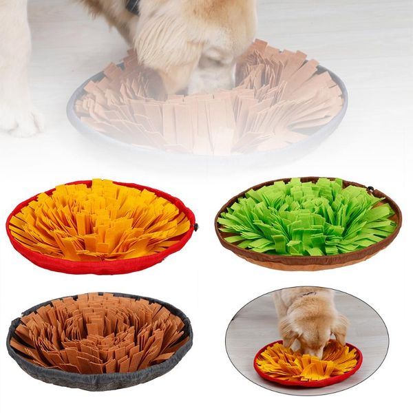 creative training dog sniffing olfactory mat activity blanket feeding slow release stress pet toy bowls & feeders
creative training dog sniffing olfactory mat activity blanket feeding slow release stress pet toy bowls & feeders